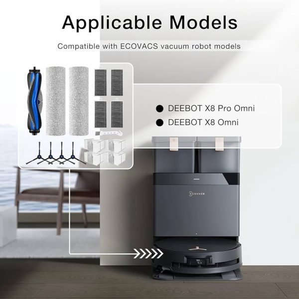 جاروبرقی هوشمند Ecovacs X8 Pro Omni