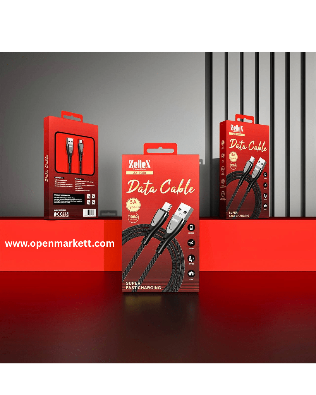 کابل شارژ زلکس مدل ZX-1080